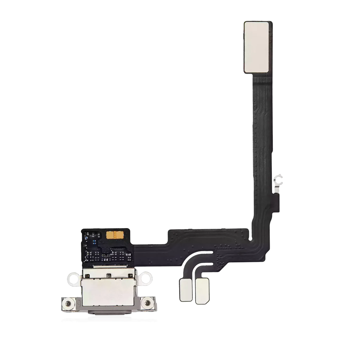 Iphone 16 Pro ile Uyumlu Şarj Portu Esnek Kablosu Premium Doğal Titanyum ile Uyumlu - Görsel 5