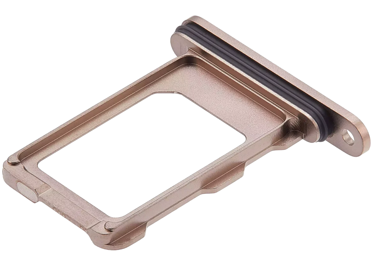 Iphone 16 Pro ile Uyumlu Tek Sim Kart Tepsisi / 16 Pro Max Desert Titanium ile Uyumlu - Görsel 4