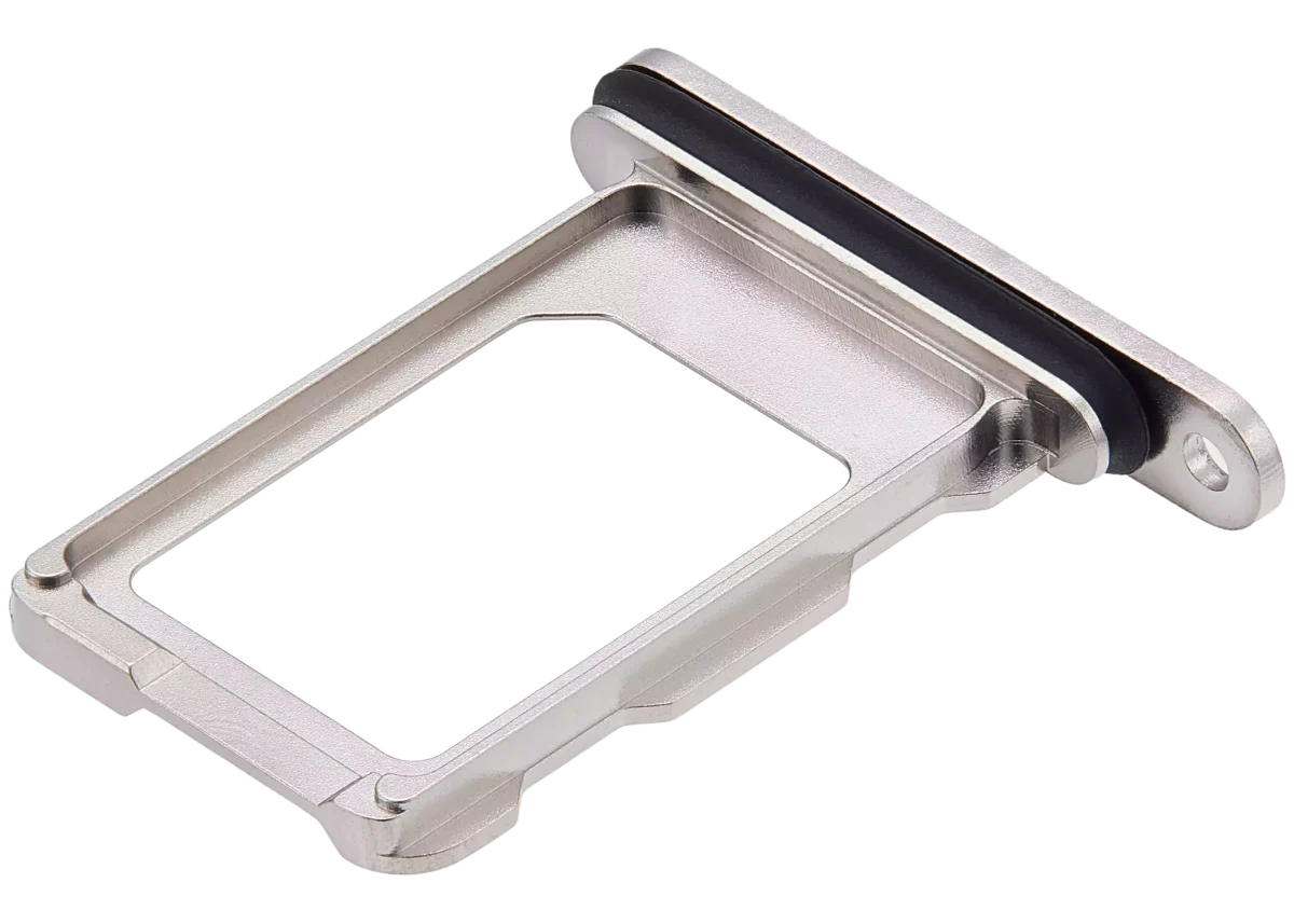Iphone 16 Pro ile Uyumlu Tek Sim Kart Tepsisi / 16 Pro Max Doğal Titanyum ile Uyumlu - Görsel 4