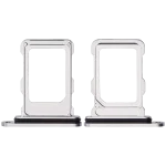 Iphone 16 Pro ile Uyumlu Tek Sim Kart Tepsisi / 16 Pro Max ile Uyumlu Beyaz Titanyum - Görsel 2