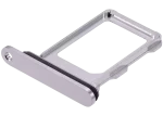 Iphone 16 Pro ile Uyumlu Tek Sim Kart Tepsisi / 16 Pro Max ile Uyumlu Beyaz Titanyum - Görsel 4