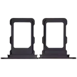 Iphone 16 Pro ile Uyumlu Tek Sim Kart Tepsisi / 16 Pro Max ile Uyumlu Siyah Titanyum - Görsel 2