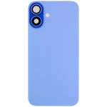 Iphone 16 ile Uyumlu Arka Cam Çelik Plakalı Kablosuz NFC Şarj MagSafe Mıknatıs ve El Feneri Esnek ile Uyumlu Full A Sınıfı Ultramarine - Görsel 3