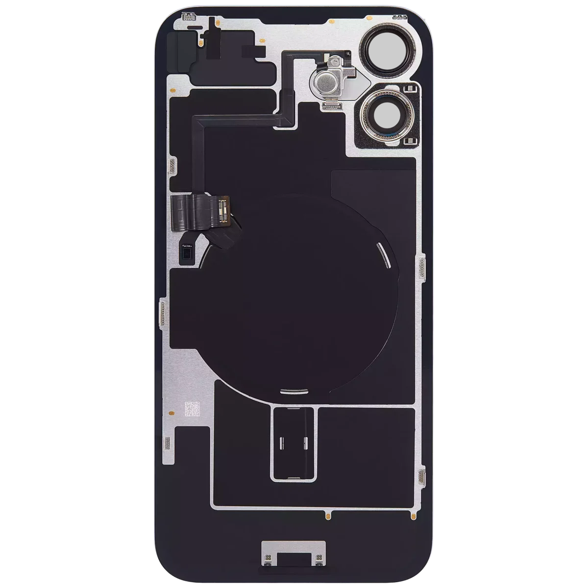 Iphone 16 ile Uyumlu Arka Cam Çelik Plakalı Kablosuz NFC Şarj MagSafe Mıknatıs ve El Feneri Esnek ile Uyumlu Full A Sınıfı Ultramarine - Görsel 4