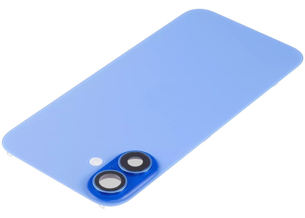 Iphone 16 ile Uyumlu Arka Cam Çelik Plakalı Kablosuz NFC Şarj MagSafe Mıknatıs ve El Feneri Esnek ile Uyumlu Full A Sınıfı Ultramarine - Görsel 5