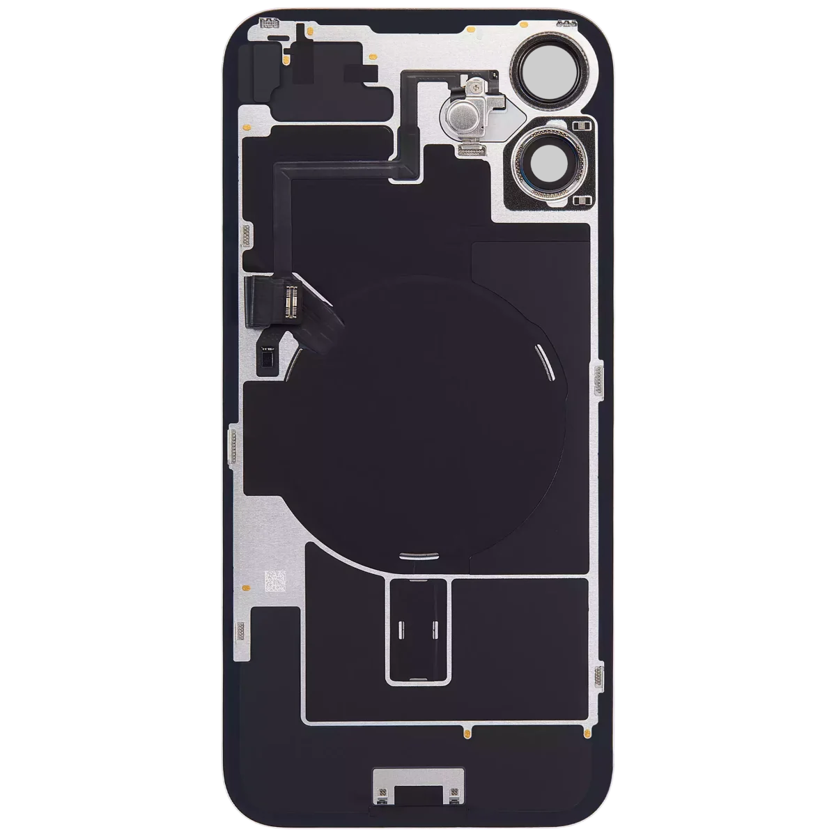 Iphone 16 ile Uyumlu Arka Cam Çelik Plakalı Kablosuz NFC Şarj MagSafe Mıknatıs ve El Feneri Esnek ile Uyumlu Full Rose - Görsel 4
