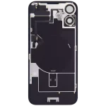 Iphone 16 ile Uyumlu Arka Cam Çelik Plakalı Kablosuz NFC Şarj MagSafe Mıknatıs ve El Feneri Esnek ile Uyumlu Full Rose - Görsel 4