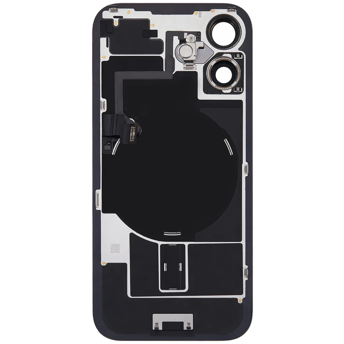 Iphone 16 ile Uyumlu Arka Cam Çelik Plakalı Kablosuz NFC Şarj MagSafe Mıknatıs ve El Feneri Esnek ile Uyumlu Full  Rose - Görsel 4