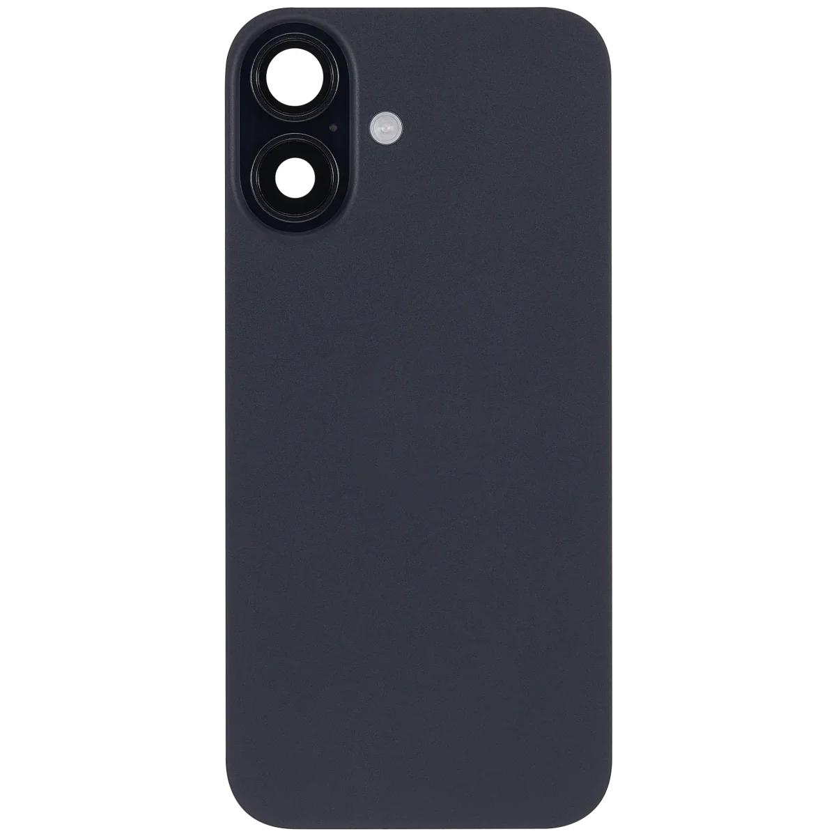 Iphone 16 ile Uyumlu Arka Cam Çelik Plakalı Kablosuz NFC Şarj MagSafe Mıknatıs ve El Feneri Esnek ile Uyumlu Full  Siyah - Görsel 3