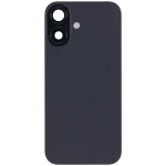 Iphone 16 ile Uyumlu Arka Cam Çelik Plakalı Kablosuz NFC Şarj MagSafe Mıknatıs ve El Feneri Esnek ile Uyumlu Full  Siyah - Görsel 3