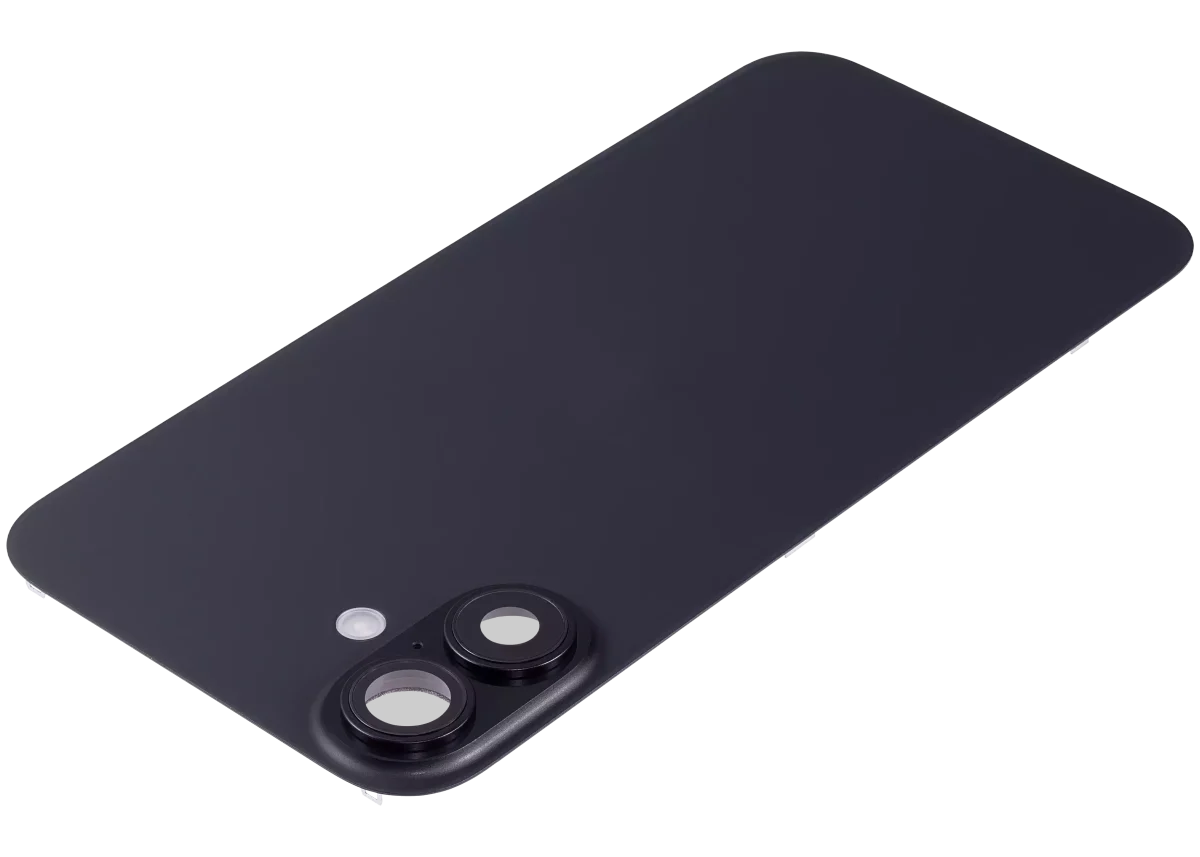 Iphone 16 ile Uyumlu Arka Cam Çelik Plakalı Kablosuz NFC Şarj MagSafe Mıknatıs ve El Feneri Esnek ile Uyumlu Full Siyah - Görsel 4
