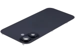 Iphone 16 ile Uyumlu Arka Cam Çelik Plakalı Kablosuz NFC Şarj MagSafe Mıknatıs ve El Feneri Esnek ile Uyumlu Full  Siyah - Görsel 5