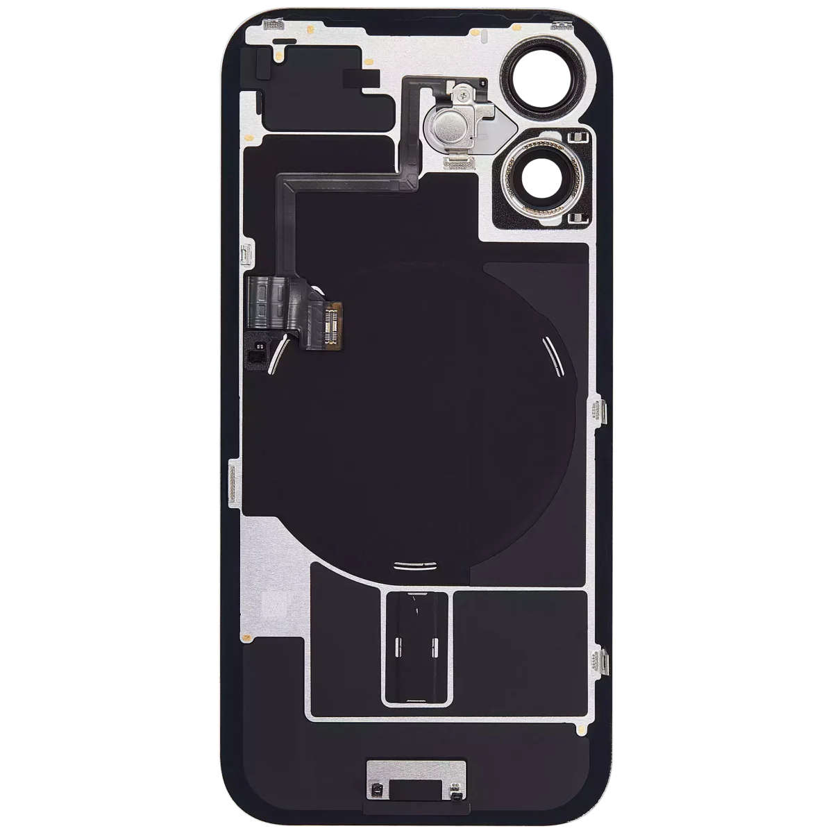 Iphone 16 ile Uyumlu Arka Cam Çelik Plakalı Kablosuz NFC Şarj MagSafe Mıknatıs ve El Feneri Esnek ile Uyumlu Full Teal - Görsel 4