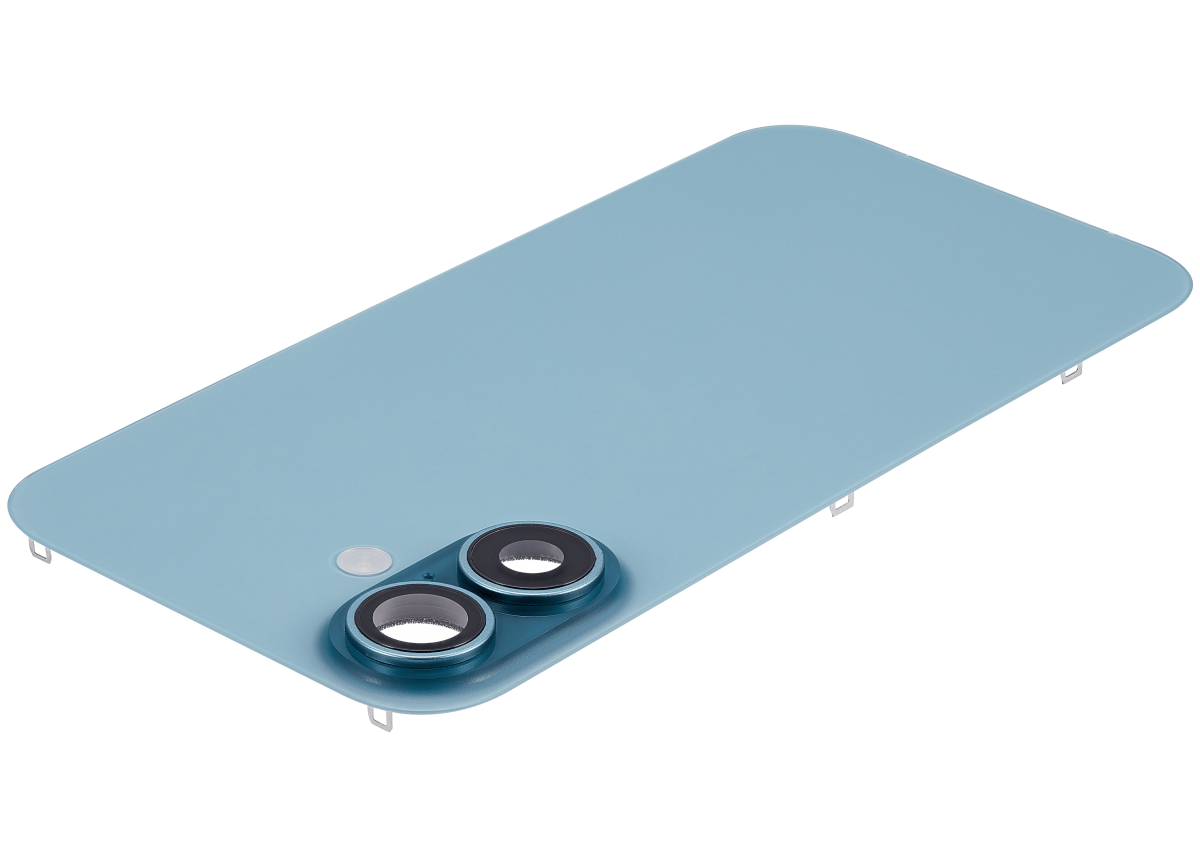 Iphone 16 ile Uyumlu Arka Cam Çelik Plakalı Kablosuz NFC Şarj MagSafe Mıknatıs ve El Feneri Esnek ile Uyumlu Full  Teal - Görsel 5