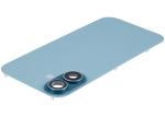 Iphone 16 ile Uyumlu Arka Cam Çelik Plakalı Kablosuz NFC Şarj MagSafe Mıknatıs ve El Feneri Esnek ile Uyumlu Full  Teal - Görsel 5