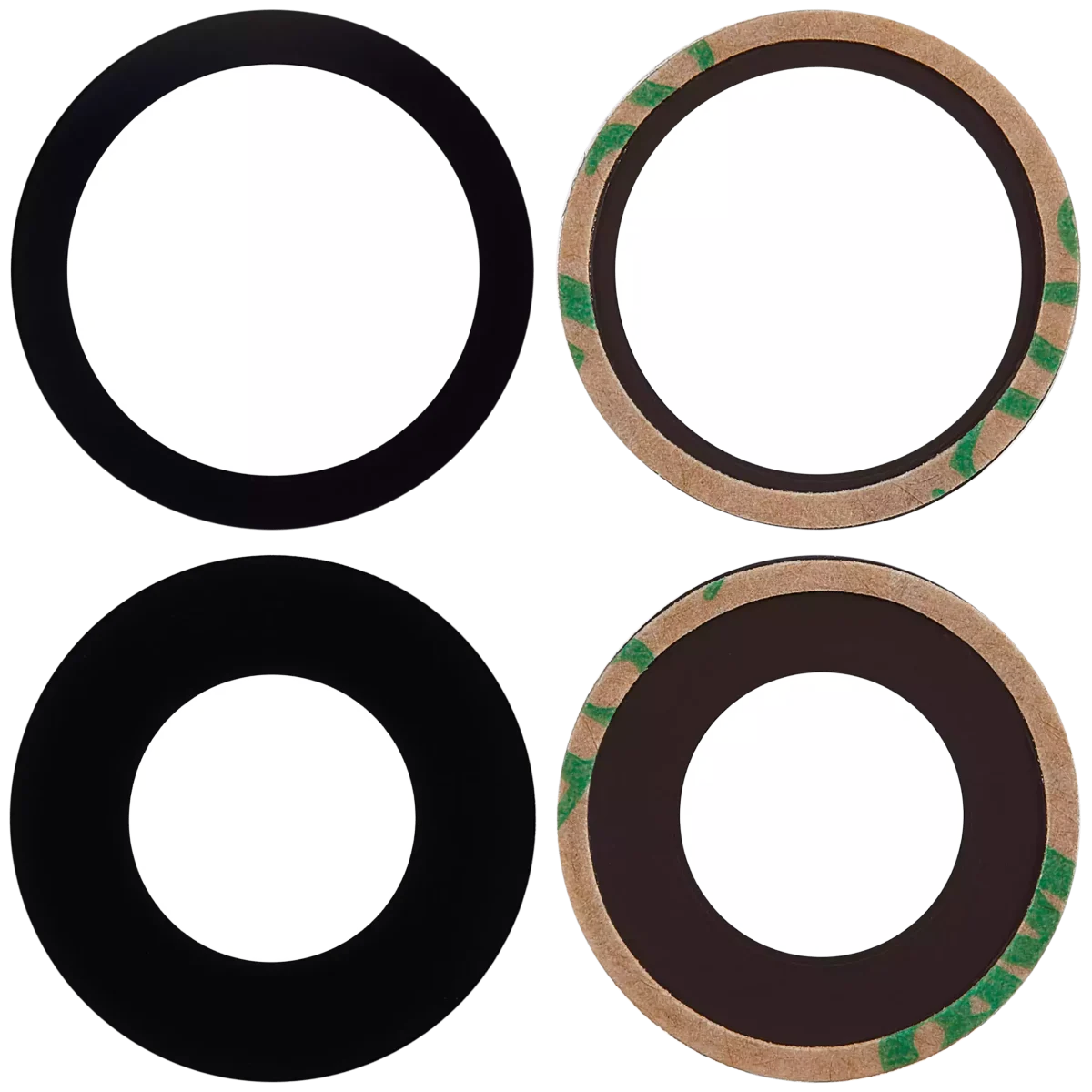Iphone 16 ile Uyumlu Arka Kamera Servis Paket Orjinal Ürün Lensi Sadece Cam Yapışkanlı / 16 Plus ile Uyumlu 2 Parça Set Gerçek Safir Premium - Görsel 2