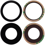 Iphone 16 ile Uyumlu Arka Kamera Servis Paket Orjinal Ürün Lensi Sadece Cam Yapışkanlı / 16 Plus ile Uyumlu 2 Parça Set Gerçek Safir Premium - Görsel 2