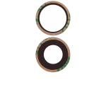 Iphone 16 ile Uyumlu Arka Kamera Servis Paket Orjinal Ürün Lensi Sadece Cam Yapışkanlı / 16 Plus ile Uyumlu 2 Parça Set Gerçek Safir Premium - Görsel 3