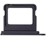 Iphone 16 ile Uyumlu Çift Sim Kart Tepsisi / 16 Plus Siyah ile Uyumlu - Görsel 3