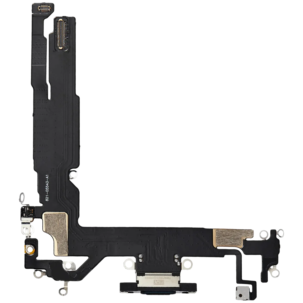 Iphone 16 ile Uyumlu Şarj Portu Esnek Kablosu Aftermarket Plus Siyah ile Uyumlu - Görsel 3