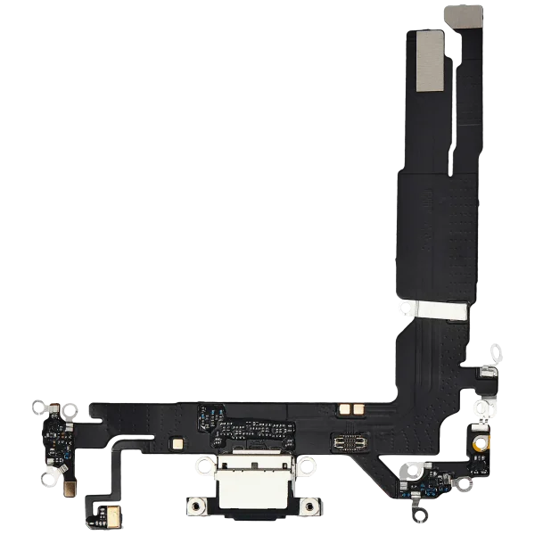 Iphone 16 ile Uyumlu Şarj Portu Esnek Kablosu Aftermarket Plus Siyah ile Uyumlu