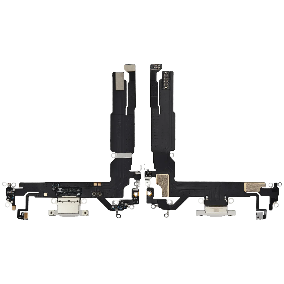 Iphone 16 ile Uyumlu Şarj Portu Esnek Kablosu Aftermarket Plus ile Uyumlu Beyaz - Görsel 2