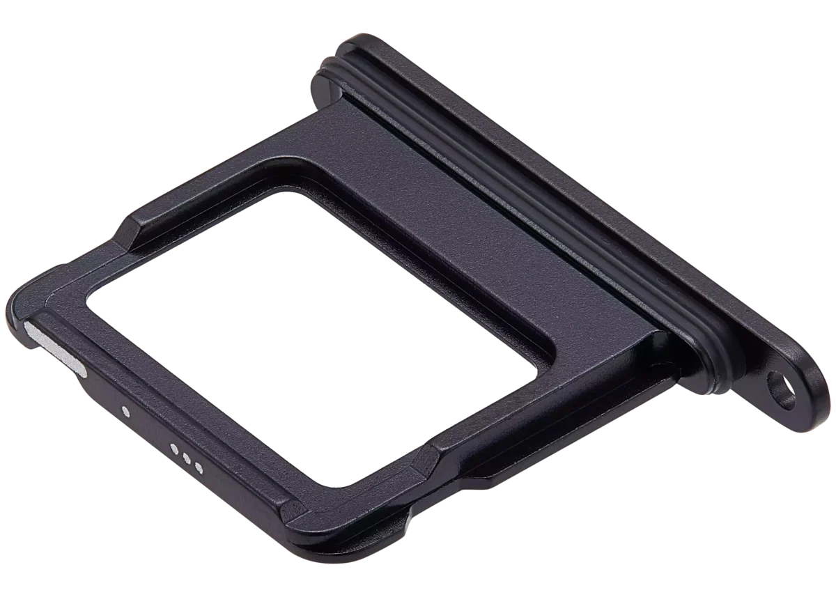 Iphone 16 ile Uyumlu Tek Sim Kart Tepsisi / 16 Plus Siyah ile Uyumlu - Görsel 4