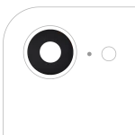 Iphone 16e ile Uyumlu Arka Kamera Servis Paket Orjinal Ürün Lensi Sadece Cam Yapışkanlı Gerçek Safir Premium