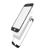 Iphone 8 Plus ile Uyumlu Çerçeveli Cam / OCA / Polarize Edici Önceden Takılı Siyah ile Uyumlu - Görsel 2