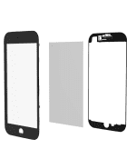 Iphone 8 Plus ile Uyumlu Çerçeveli Cam ve OCA Önceden Takılmış Siyah Premium / 3'ü 1 arada 2 Paket ile Uyumlu - Görsel 4