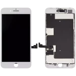Iphone 8 Plus ile Uyumlu Ekran Dokunmatik Üst Camı Değişmiş Beyaz - Görsel 2