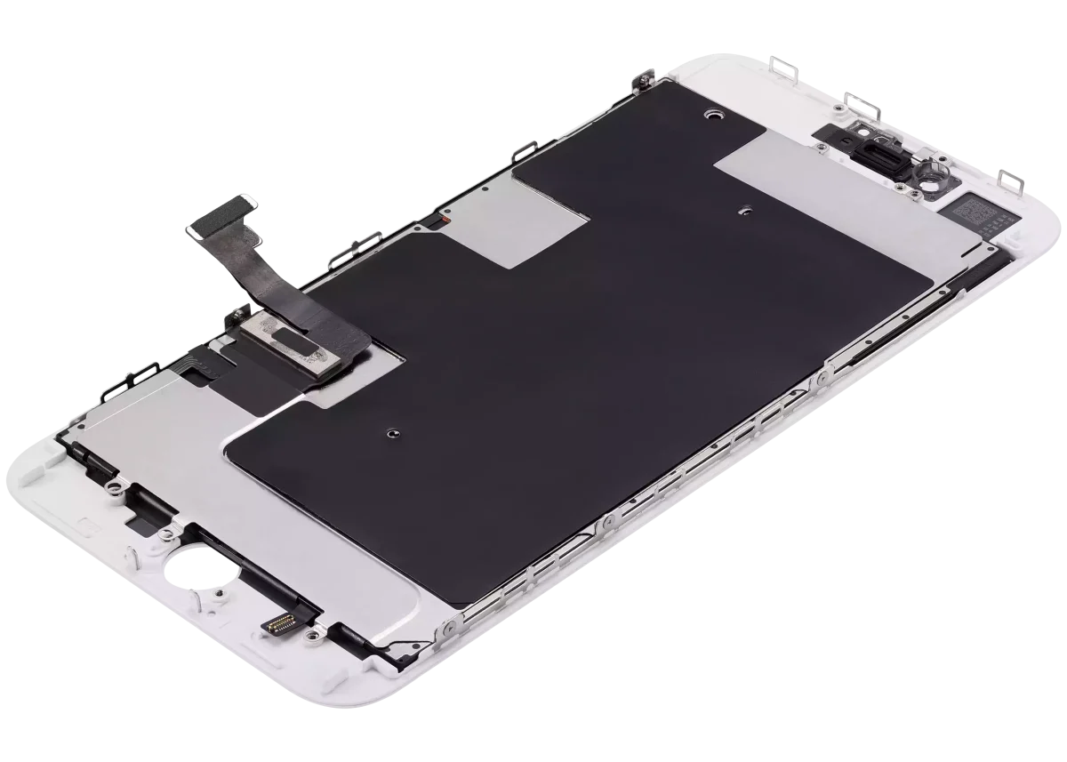 Iphone 8 Plus ile Uyumlu Ekran Dokunmatik Üst Camı Değişmiş Beyaz - Görsel 4