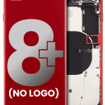 Iphone 8 Plus ile Uyumlu Kasa Bileşenler Önceden Takılmış Kırmızı ile Uyumlu Kasa