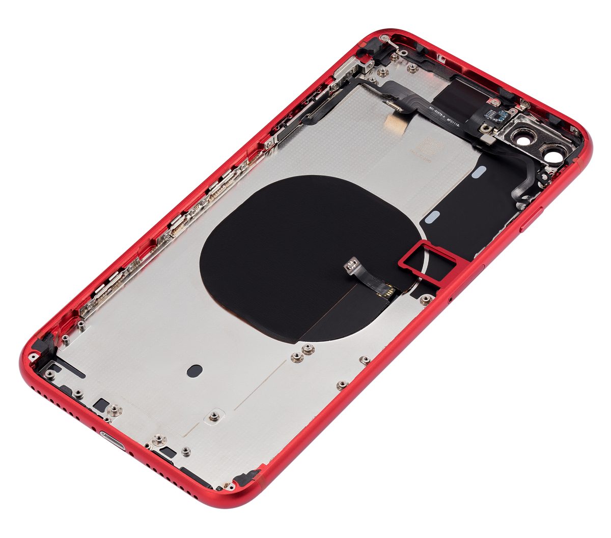 Iphone 8 Plus ile Uyumlu Kasa Bileşenler Önceden Takılmış Kırmızı ile Uyumlu Kasa - Görsel 5