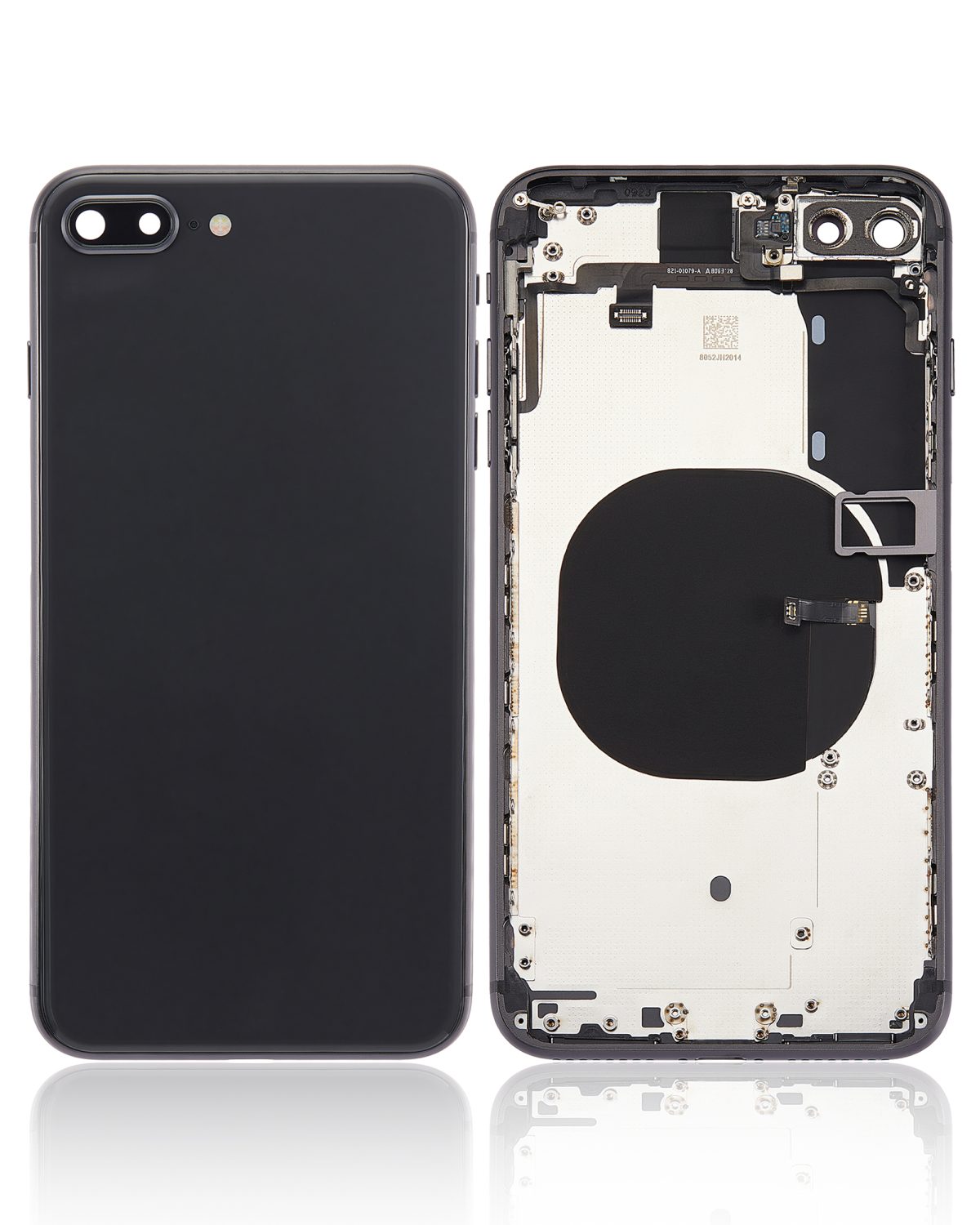 Iphone 8 Plus ile Uyumlu Kasa Bileşenler Önceden Takılmış Uzay Grisi ile Uyumlu Kasa - Görsel 2