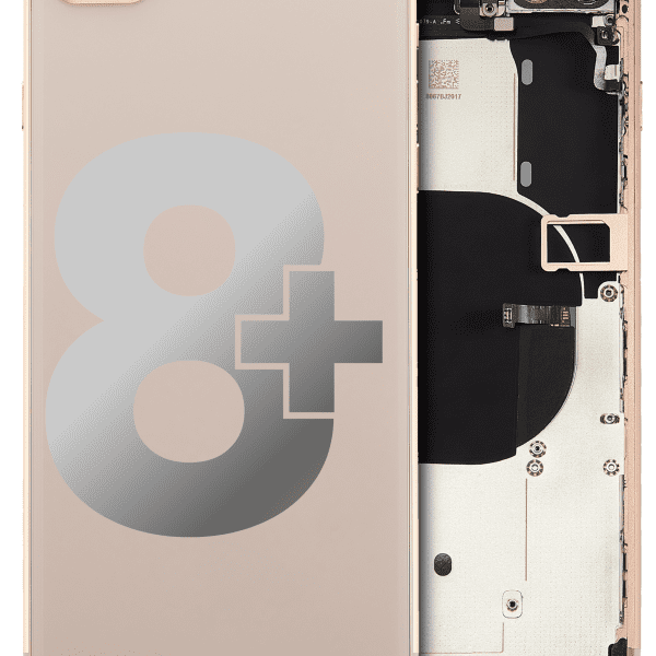 Iphone 8 Plus ile Uyumlu Kasa Bileşenler Önceden Takılmış ile Uyumlu Kasa  Gold