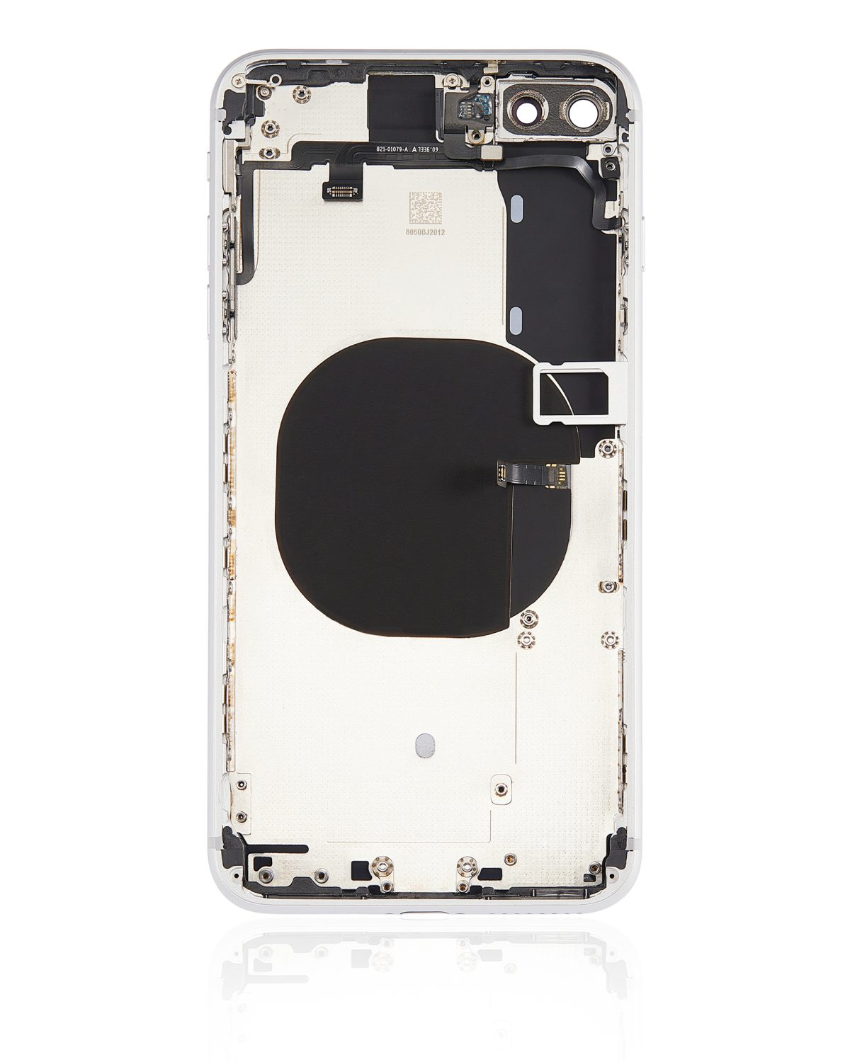 Iphone 8 Plus ile Uyumlu Kasa Bileşenler Önceden Takılmış ile Uyumlu Kasa Gümüş - Görsel 3
