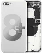 Iphone 8 Plus ile Uyumlu Kasa Bileşenler Önceden Takılmış ile Uyumlu Kasa Kasa Gümüş