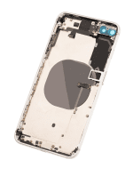 Iphone 8 Plus ile Uyumlu Kasa Bileşenler Önceden Takılmış ile Uyumlu Kasa Kasa Gümüş - Görsel 4