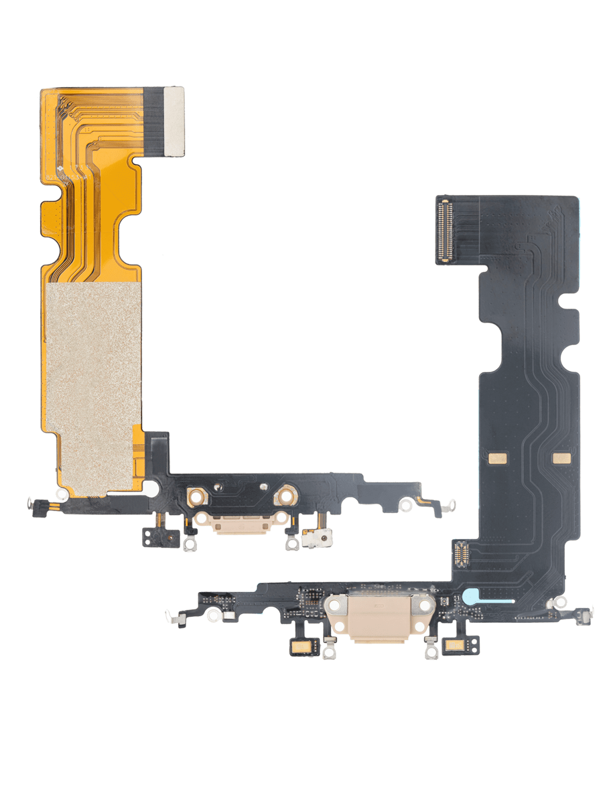 Iphone 8 Plus ile Uyumlu Şarj Portu Esnek Kablosu Premium Gold ile Uyumlu - Görsel 2