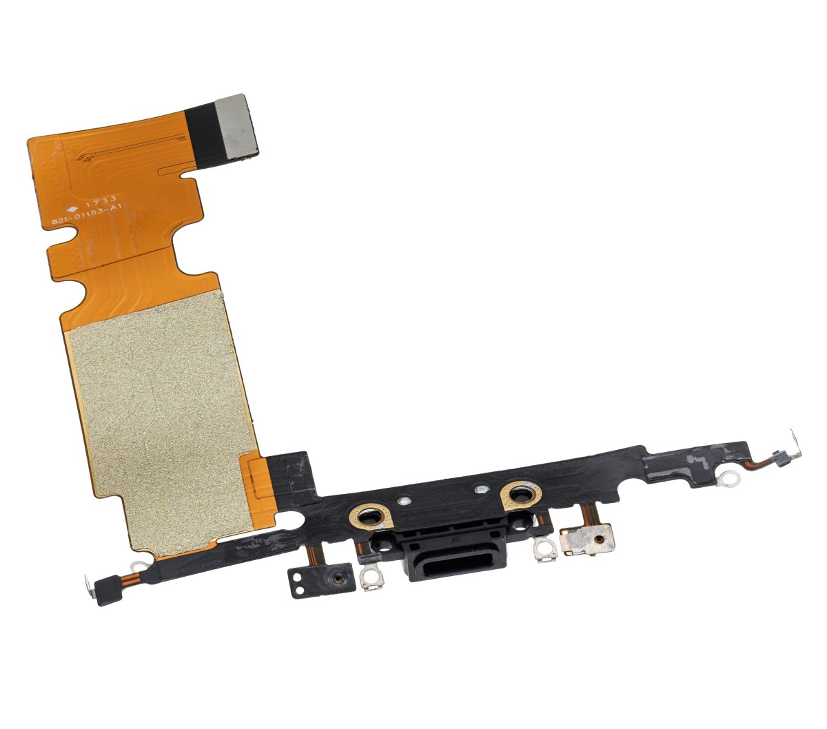 Iphone 8 Plus ile Uyumlu Şarj Portu Esnek Kablosu ile Uyumlu Uzay Grisi - Görsel 3