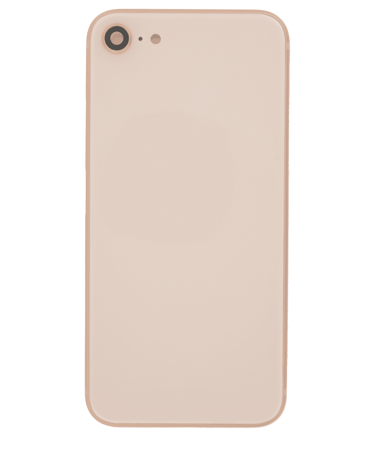 Iphone 8 ile Uyumlu Arka Kapak Camı Arka Kamera Servis Paket Orjinal Ürün Lensi ile Uyumlu Logo Yok Gold - Görsel 1