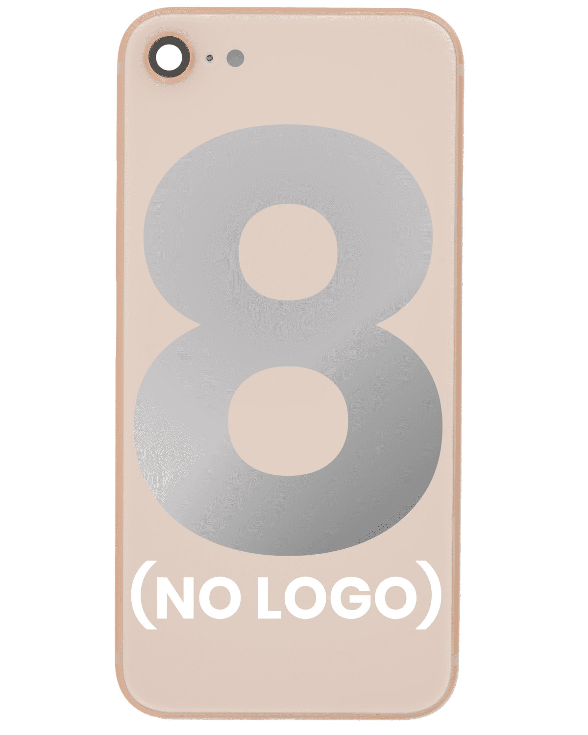 Iphone 8 ile Uyumlu Arka Kapak Camı Arka Kamera Servis Paket Orjinal Ürün Lensi ile Uyumlu Logo Yok Gold - Görsel 2