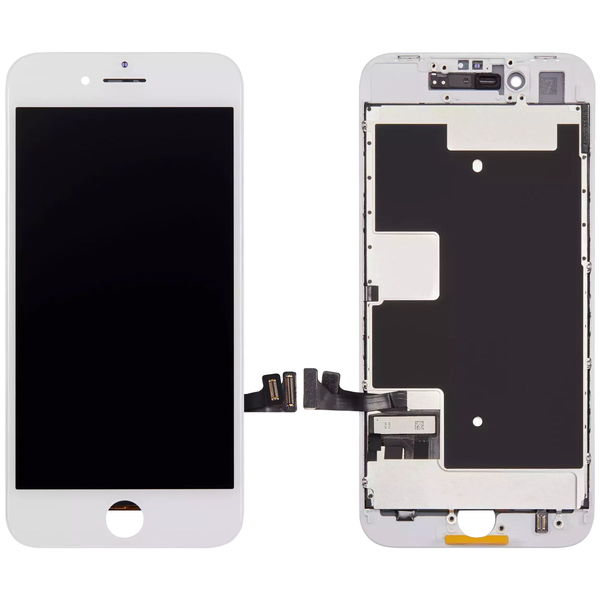 Iphone 8 ile Uyumlu Ekran Dokunmatik Üst Camı Değişmiş Beyaz - Görsel 2