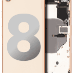 Iphone 8 ile Uyumlu Kasa Bileşenler Önceden Takılmış ile Uyumlu Kasa  Gold