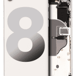 Iphone 8 ile Uyumlu Kasa Bileşenler Önceden Takılmış ile Uyumlu Kasa  Gümüş