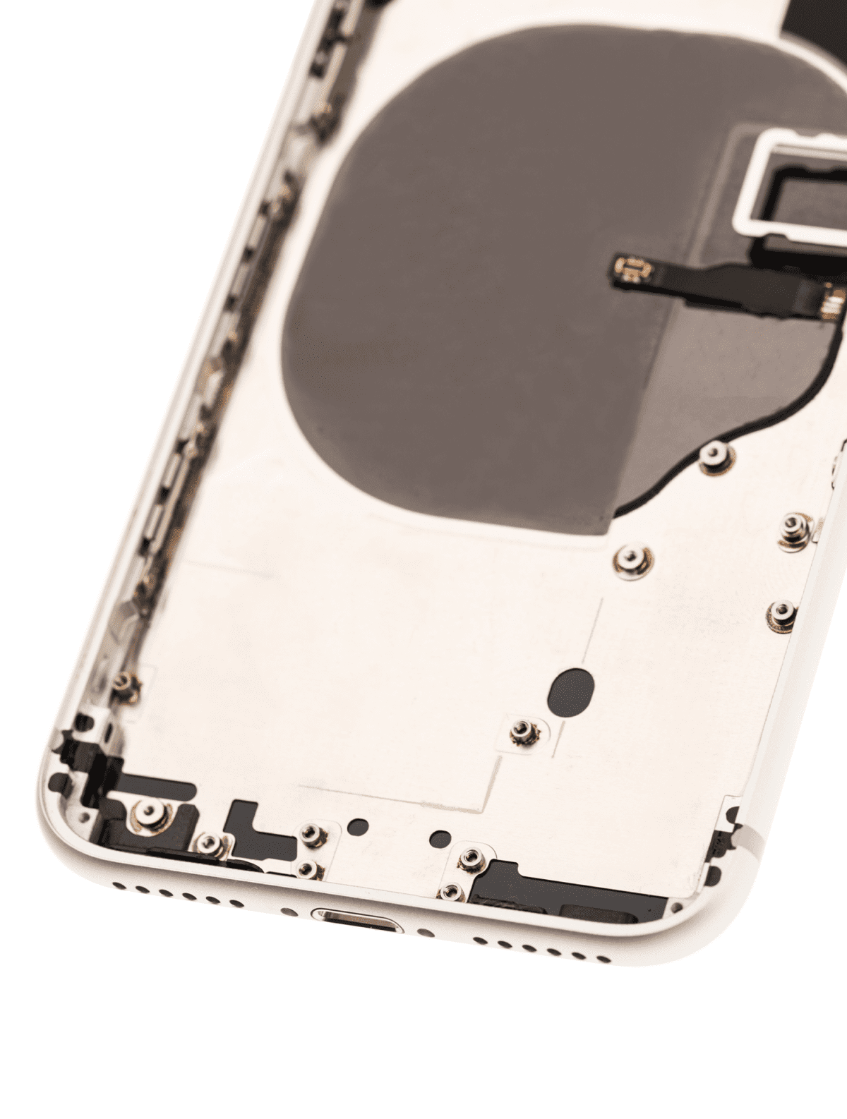 Iphone 8 ile Uyumlu Kasa Bileşenler Önceden Takılmış ile Uyumlu Kasa  Gümüş - Görsel 5