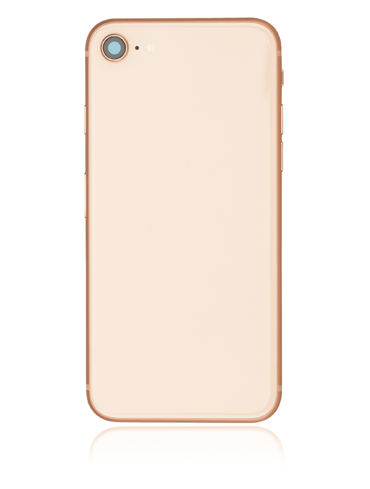 Iphone 8 ile Uyumlu Kasa Bileşenler Önceden Takılmış ile Uyumlu Kasa Kasa Gold - Görsel 2