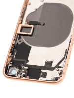 Iphone 8 ile Uyumlu Kasa Bileşenler Önceden Takılmış ile Uyumlu Kasa Kasa Gold - Görsel 5