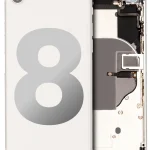 Iphone 8 ile Uyumlu Kasa Bileşenler Önceden Takılmış ile Uyumlu Kasa Kasa Gümüş